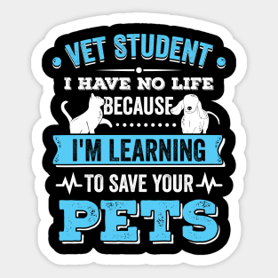 Vet Student Veterinary School Veterinarian Gift Sticker